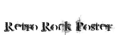 Retro Rock Poster