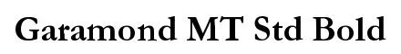 Garamond MT Std Bold