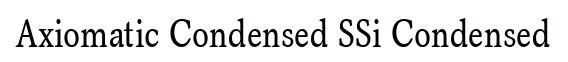 Axiomatic Condensed SSi Condensed