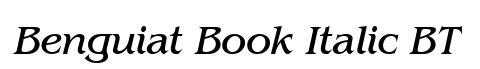 Benguiat Book Italic BT