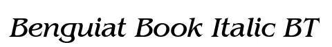 Benguiat Book Italic BT