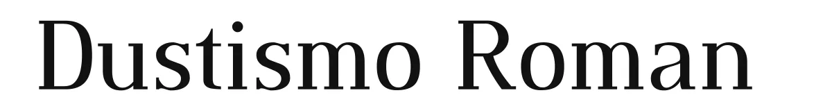 Dustismo Roman font preview