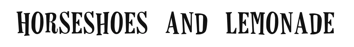 Horseshoes And Lemonade original font preview