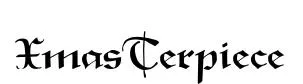 XmasTerpiece font preview