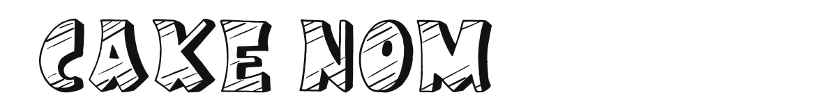 Cake Nom font preview