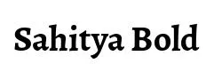 Sahitya Bold original font preview