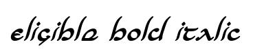 Eligible Bold Italic