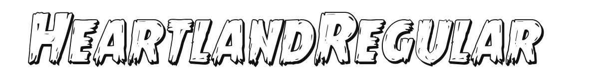 HeartlandRegular font preview