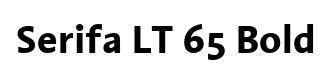 Serifa LT 65 Bold