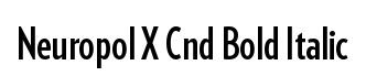 Neuropol X Cnd Bold Italic