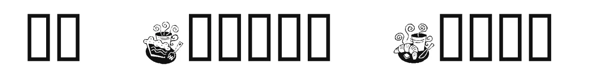 KR Coffee Dings original font preview