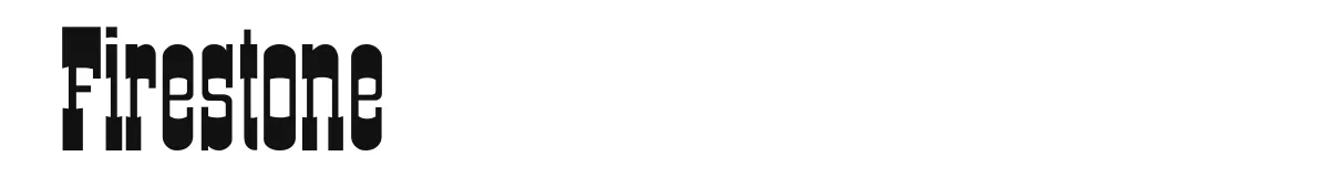 Firestone original font preview