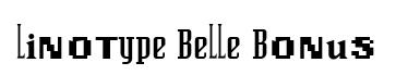 Linotype Belle Bonus