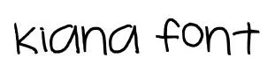 kiana font