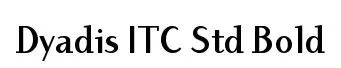 Dyadis ITC Std Bold