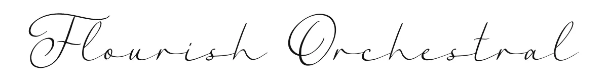Flourish Orchestral font preview
