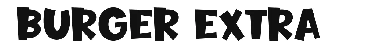 Burger Extra original font preview