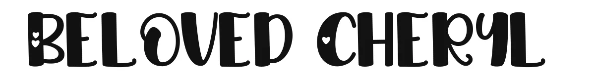 Beloved Cheryl font preview