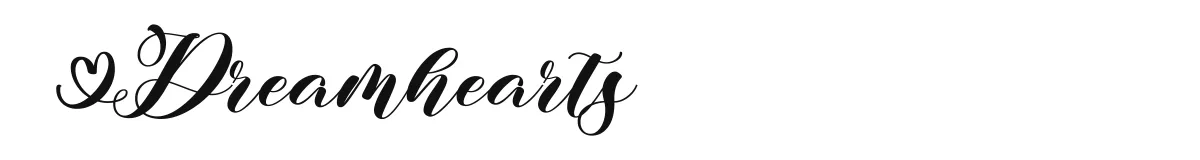 Dreamhearts font preview