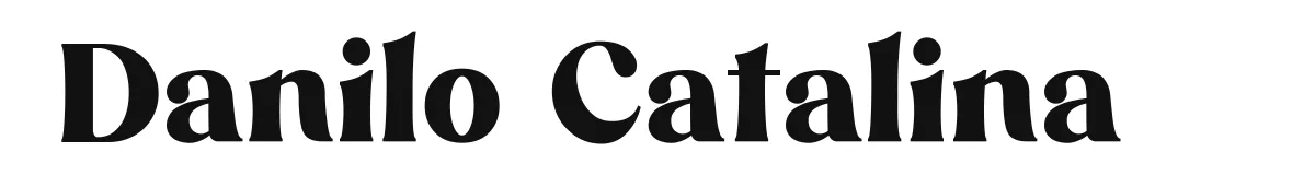 Danilo Catalina font preview