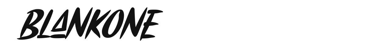 Blankone original font preview
