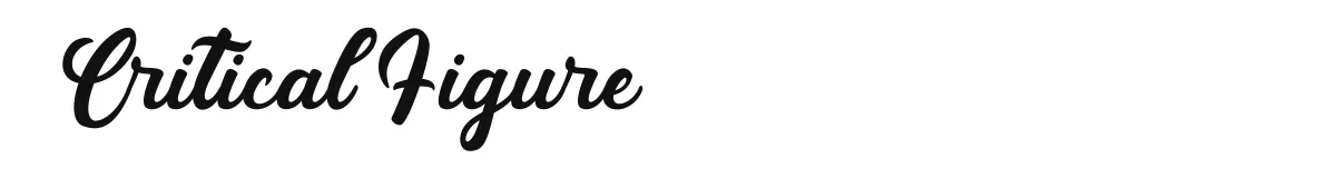 Critical Figure font preview