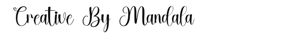 Creative By Mandala original font preview