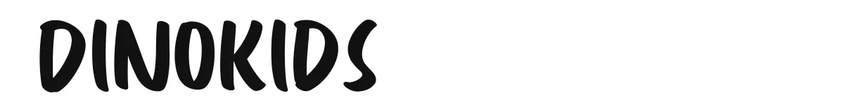 Dinokids original font preview