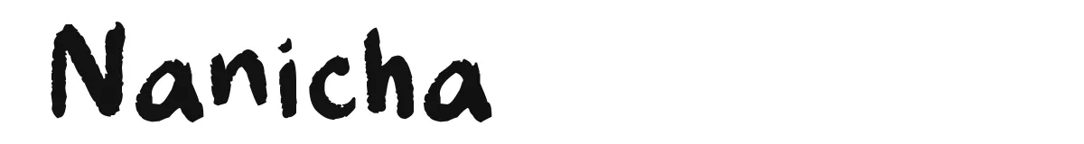 Nanicha font preview