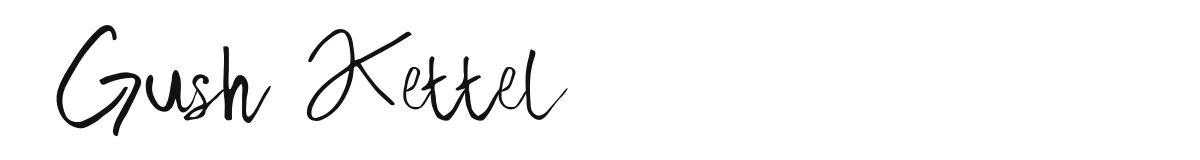 Gush Kettel font preview