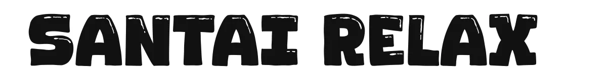 Santai Relax font preview