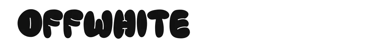 Offwhite font preview