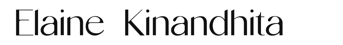 Elaine Kinandhita font preview