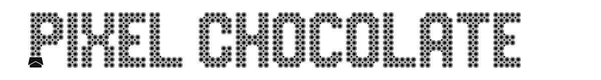 Pixel Chocolate original font preview