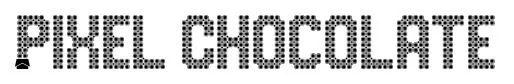 Pixel Chocolate font preview