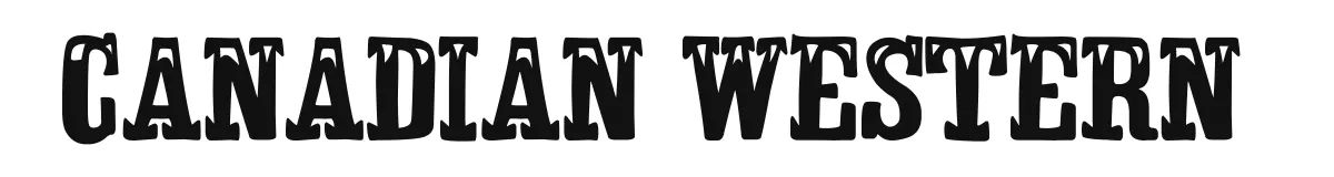 Canadian Western font preview