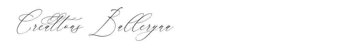 Creattons Balleryna Italic Demo preview