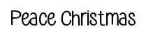 Peace Christmas