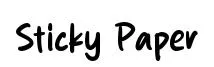 Sticky Paper