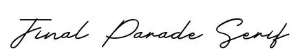 Final Parade Serif