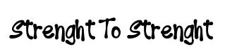 Strenght To Strenght