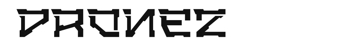 Dronez font preview