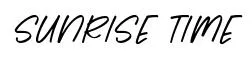Sunrise Time
