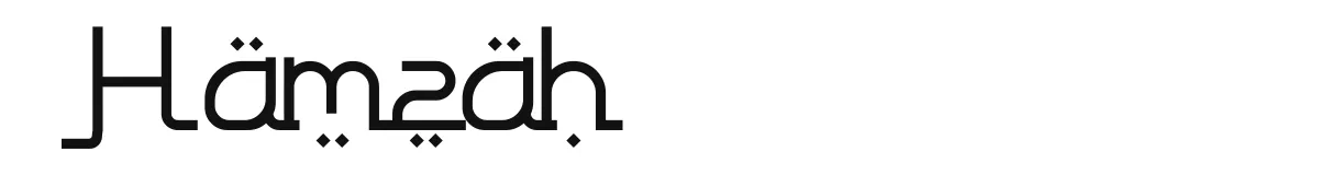 Hamzah font preview