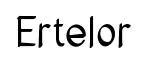 Ertelor font preview