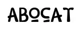Abocat font preview