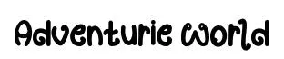 Adventurie World font preview