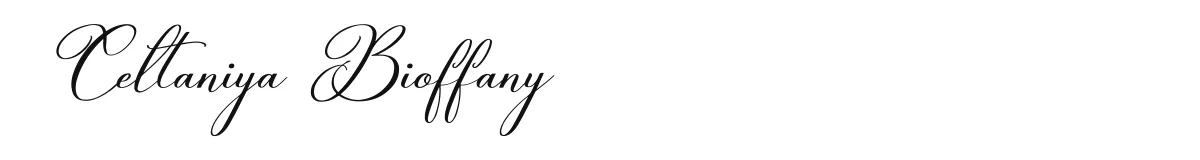 Celtaniya Bioffany original font preview