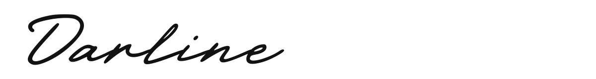 Darline font preview