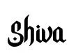 Shiva font preview